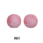 Honeycomb 15mm Silicone Beads Solid Color Textured Matte Finish 50pcs