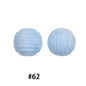 Honeycomb 15mm Silicone Beads Solid Color Textured Matte Finish 50pcs