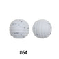 Honeycomb 15mm Silicone Beads Solid Color Textured Matte Finish 50pcs