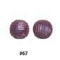 Honeycomb 15mm Silicone Beads Solid Color Textured Matte Finish 50pcs