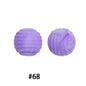 Honeycomb 15mm Silicone Beads Solid Color Textured Matte Finish 50pcs