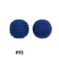 Honeycomb 15mm Silicone Beads Solid Color Textured Matte Finish 50pcs