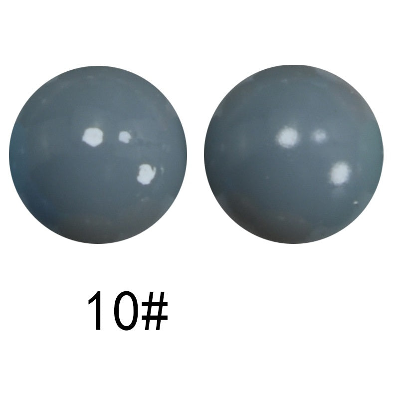 15mm Liquid Skiny Silicone Beads 10