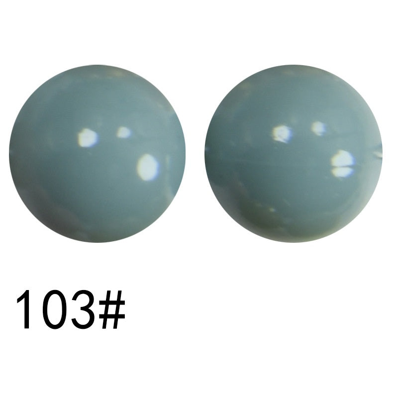 15mm Liquid Skiny Silicone Beads 103
