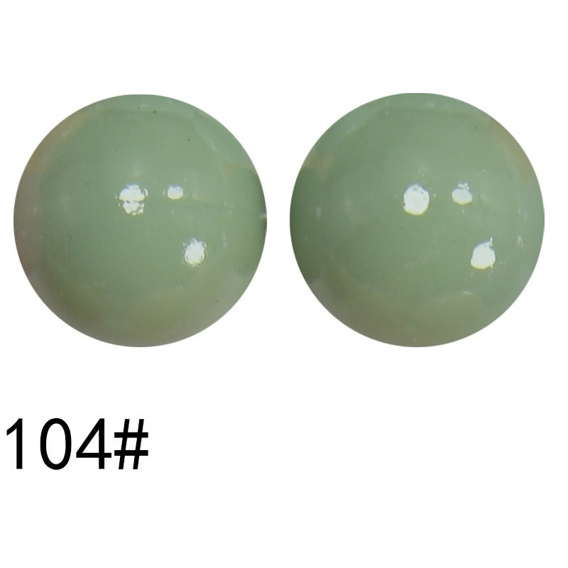 15mm Liquid Skiny Silicone Beads 104