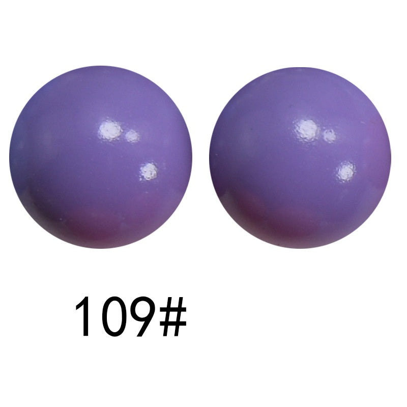 15mm Liquid Skiny Silicone Beads 109
