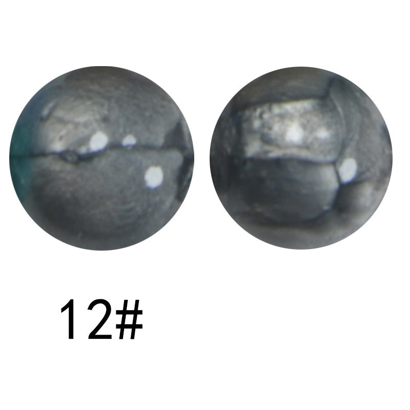 15mm Liquid Skiny Silicone Beads 12