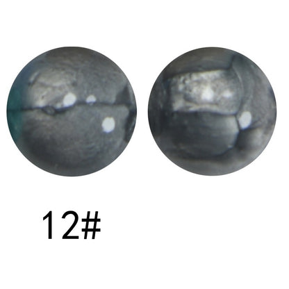 15mm Liquid Skiny Silicone Beads 12