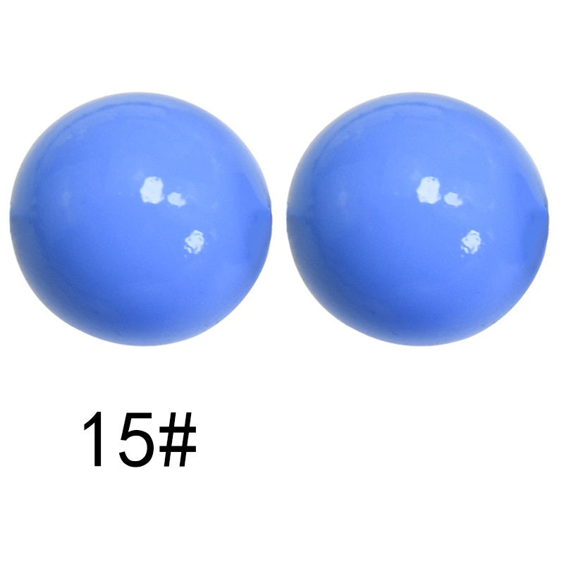 15mm Liquid Skiny Silicone Beads 15