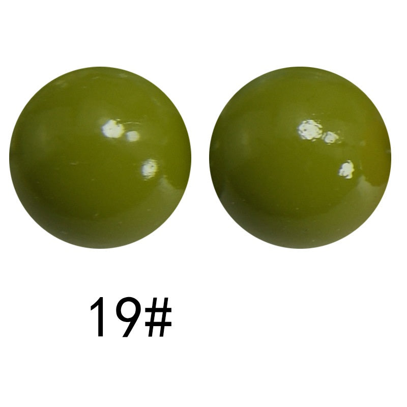 15mm Liquid Skiny Silicone Beads 19