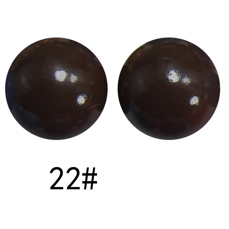 15mm Liquid Skiny Silicone Beads 22