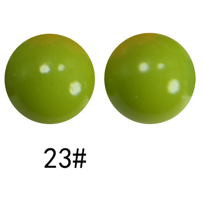 15mm Liquid Skiny Silicone Beads 23
