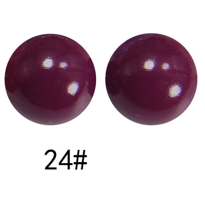 15mm Liquid Skiny Silicone Beads 24