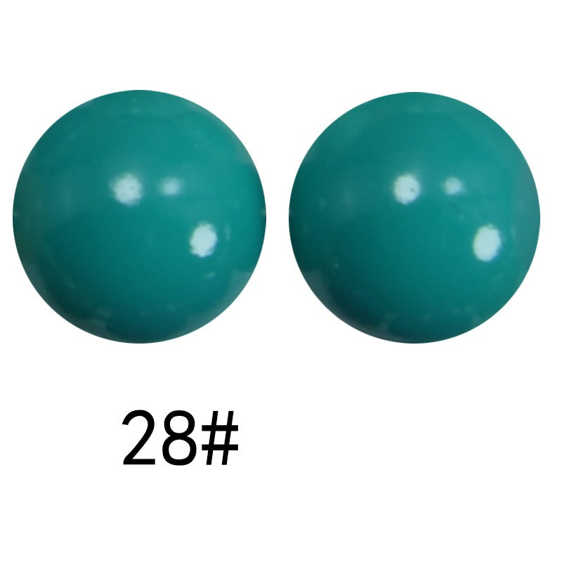 15mm Liquid Skiny Silicone Beads 28