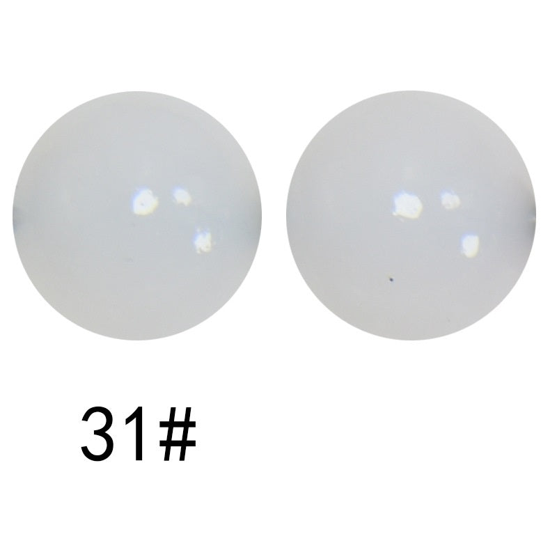 15mm Liquid Skiny Silicone Beads 31
