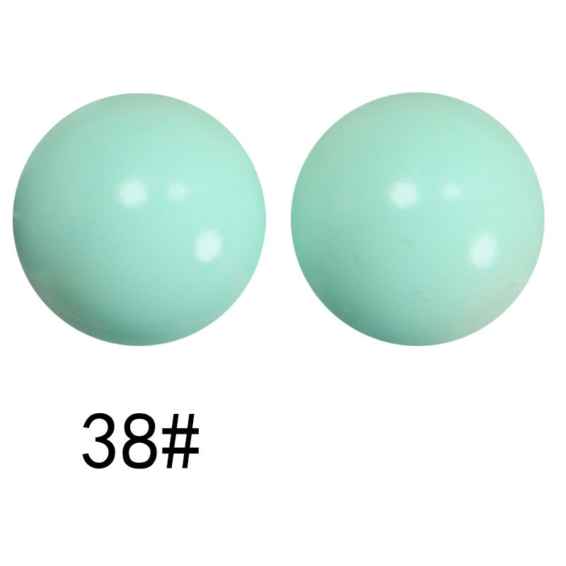 15mm Liquid Skiny Silicone Beads 38