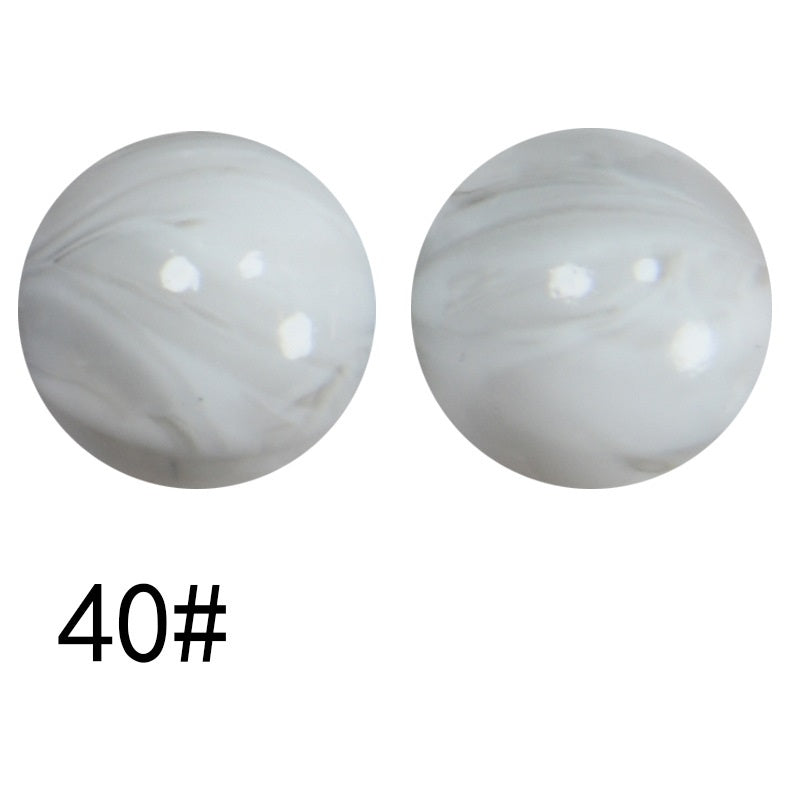 15mm Liquid Skiny Silicone Beads 40