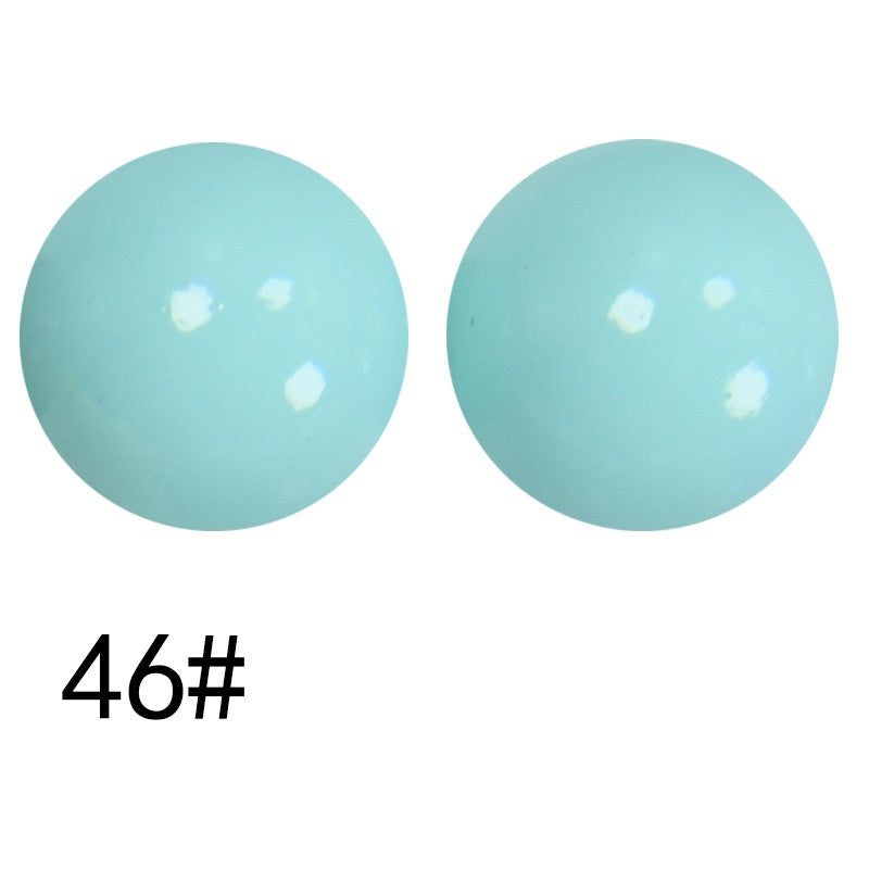 15mm Liquid Skiny Silicone Beads 46