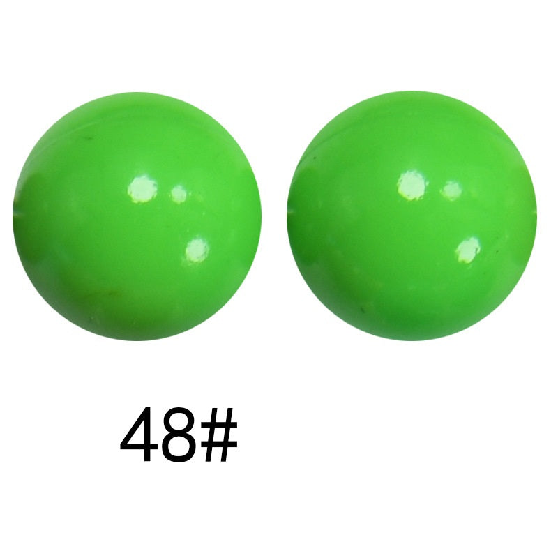 15mm Liquid Skiny Silicone Beads 48