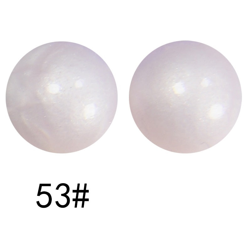 15mm Liquid Skiny Silicone Beads 53
