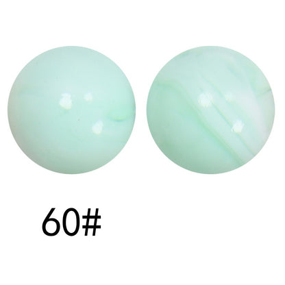 15mm Liquid Skiny Silicone Beads 60