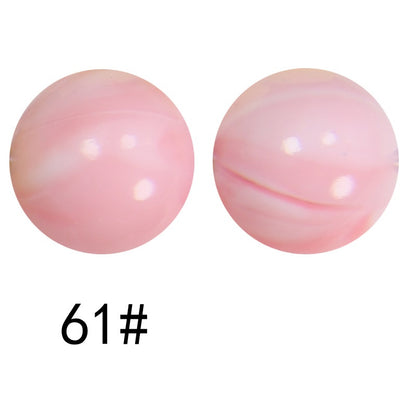 15mm Liquid Skiny Silicone Beads 61