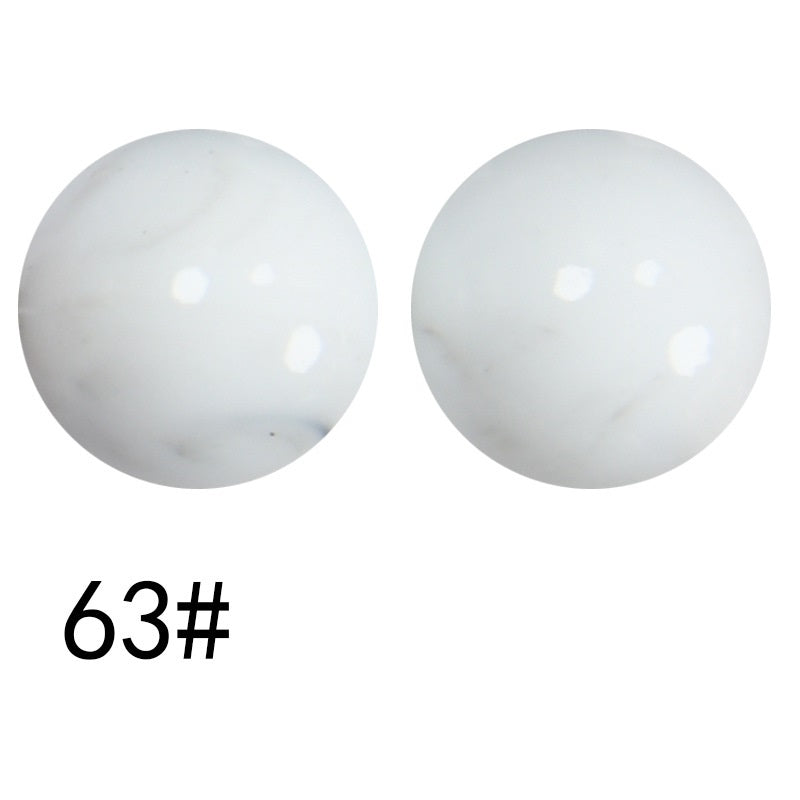 15mm Liquid Skiny Silicone Beads 63
