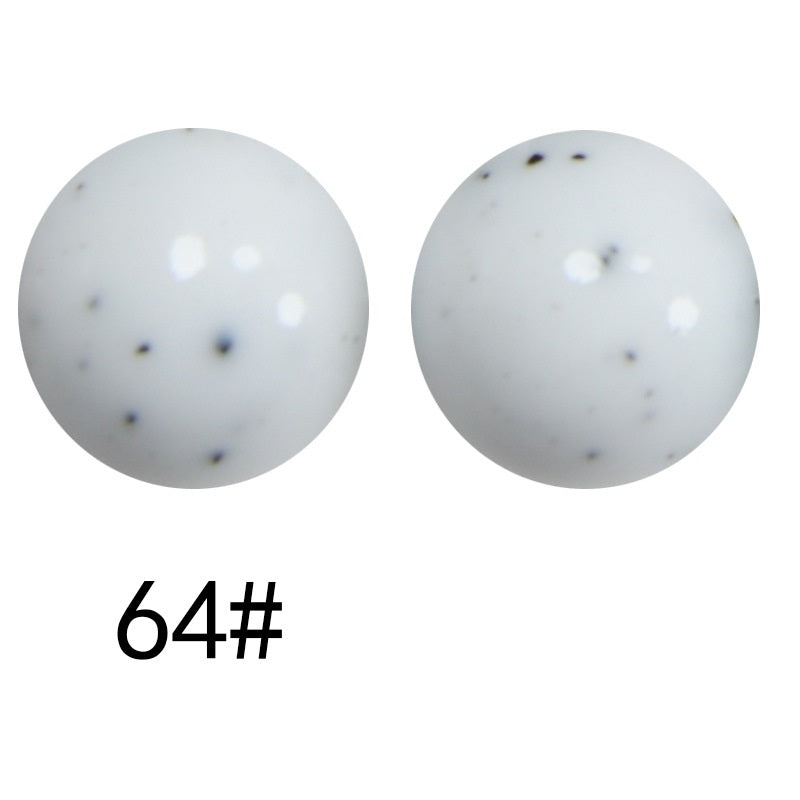 15mm Liquid Skiny Silicone Beads 64