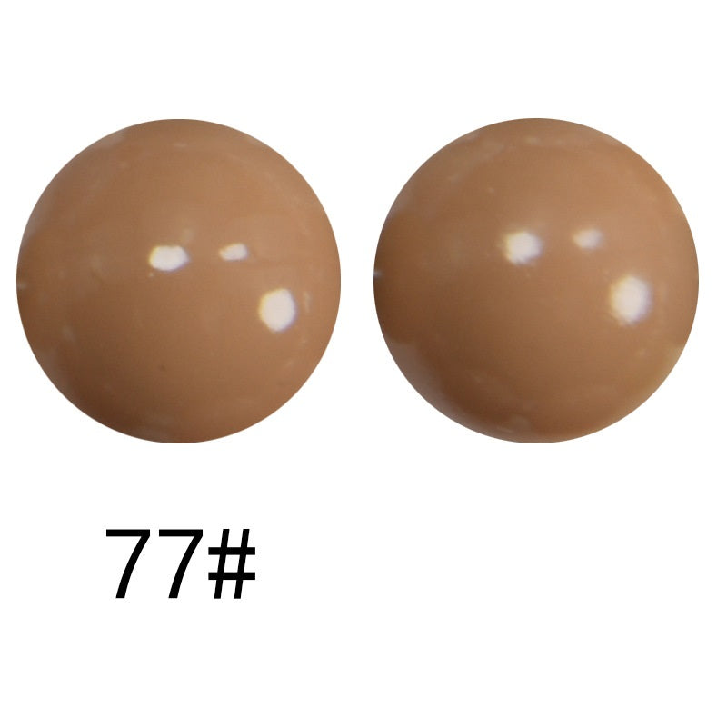 15mm Liquid Skiny Silicone Beads 77