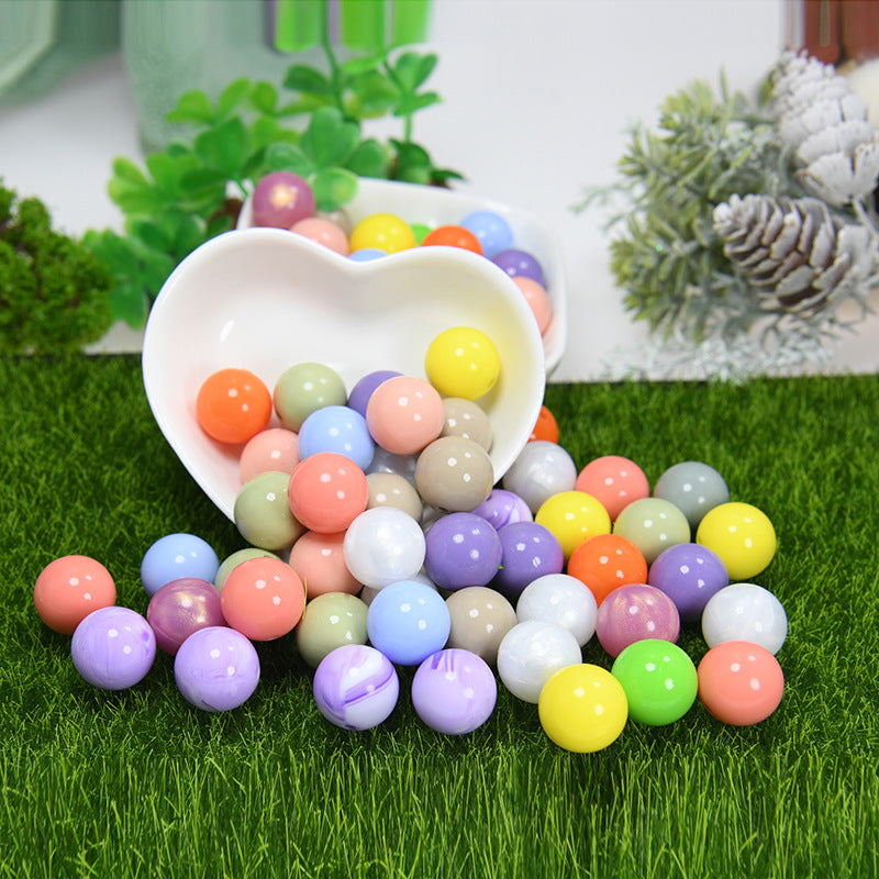 15mm Silicone Beads Liquid Skiny Solid Colors Glossy Finish 50pcs 3