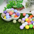 15mm Silicone Beads Liquid Skiny Solid Colors Glossy Finish 50pcs 2
