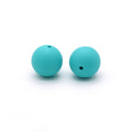 50pcs 12mm Round Silicone Beads Multi Color Solid Colors