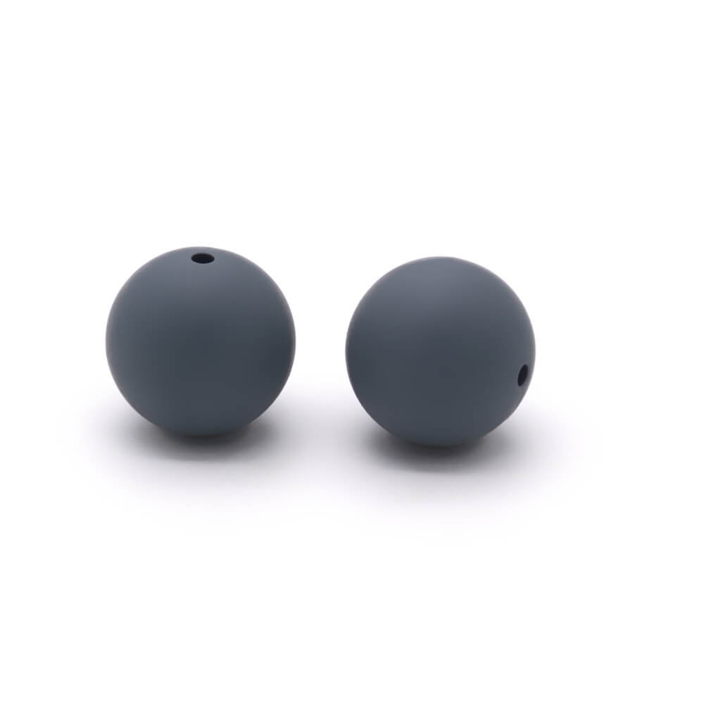 50pcs 12mm Round Silicone Beads Multi Color Solid Colors