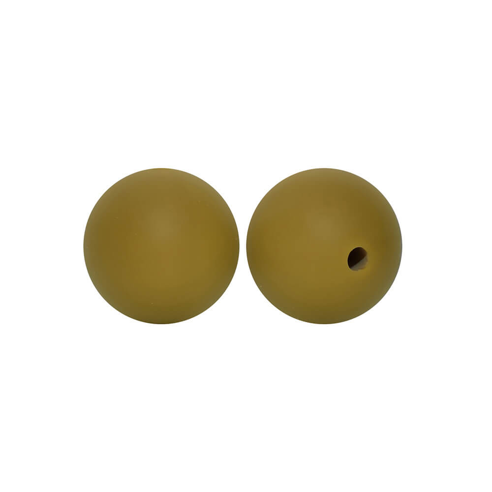50pcs 12mm Round Silicone Beads Multi Color Solid Colors