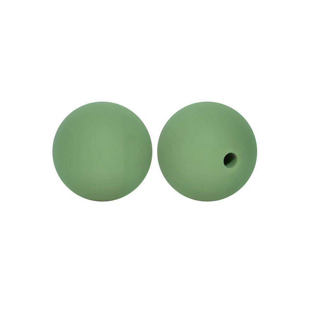 50pcs 12mm Round Silicone Beads Multi Color Solid Colors