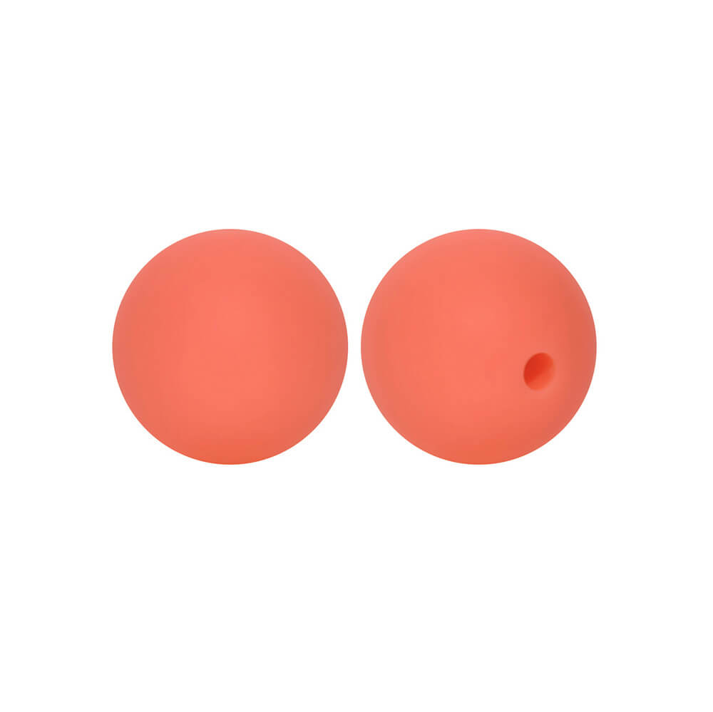 50pcs 12mm Round Silicone Beads Multi Color Solid Colors