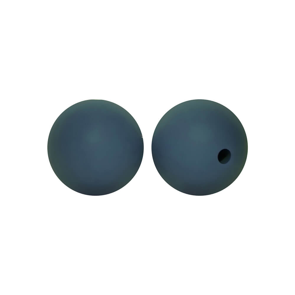 50pcs 12mm Round Silicone Beads Multi Color Solid Colors