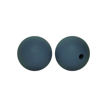 50pcs 12mm Round Silicone Beads Multi Color Solid Colors