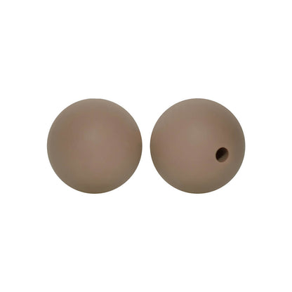 50pcs 12mm Round Silicone Beads Multi Color Solid Colors