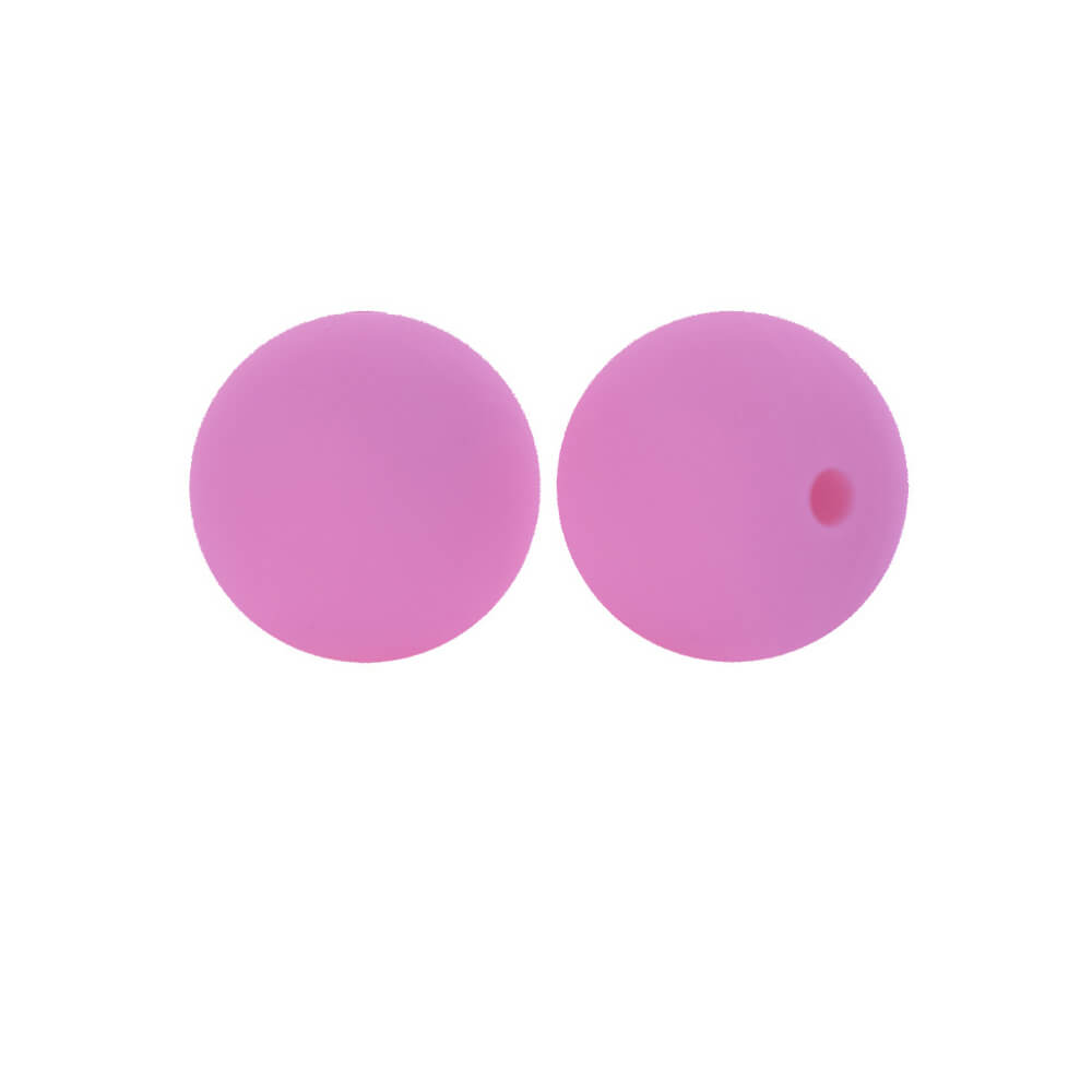 50pcs 12mm Round Silicone Beads Multi Color Solid Colors