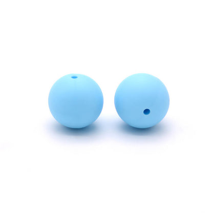 50pcs 12mm Round Silicone Beads Multi Color Solid Colors