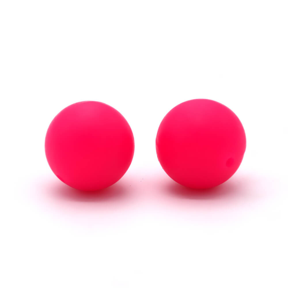 50pcs 12mm Round Silicone Beads Multi Color Solid Colors