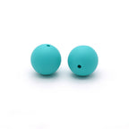 9mm Silicone Beads Solid Colors Matte Finish 50pcs