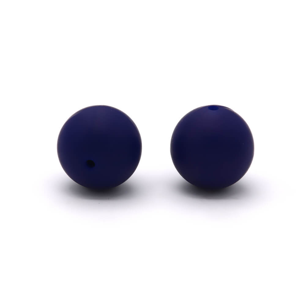 50pcs 12mm Round Silicone Beads Multi Color Solid Colors