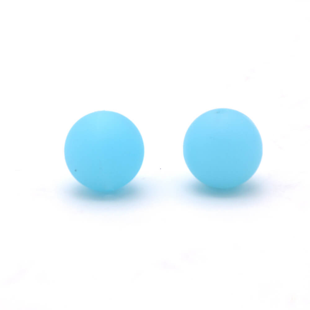 50pcs 12mm Round Silicone Beads Multi Color Solid Colors
