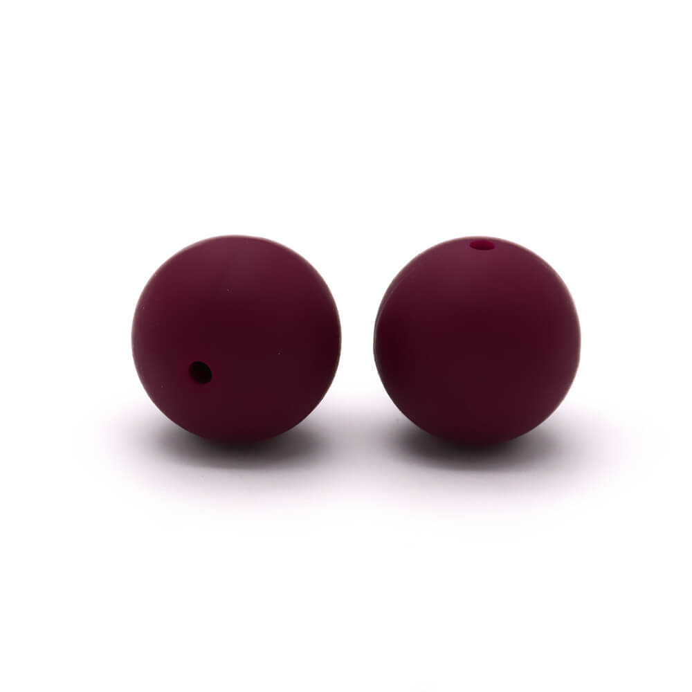50pcs 12mm Round Silicone Beads Multi Color Solid Colors