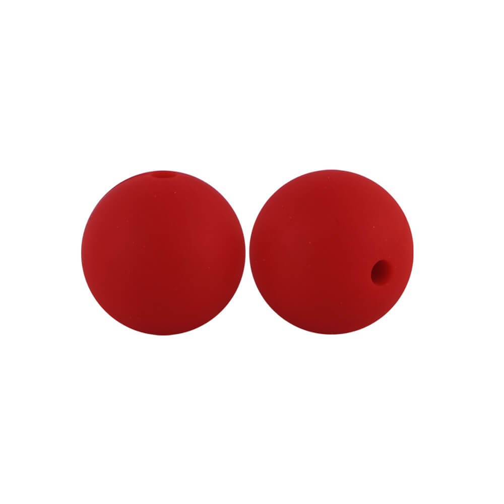 50pcs 12mm Round Silicone Beads Multi Color Solid Colors