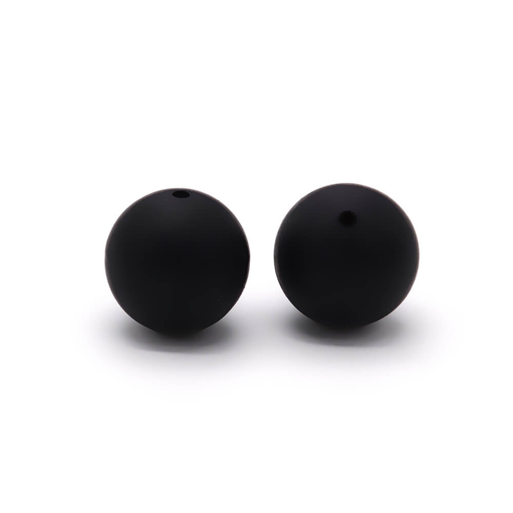 50pcs 12mm Round Silicone Beads Multi Color Solid Colors