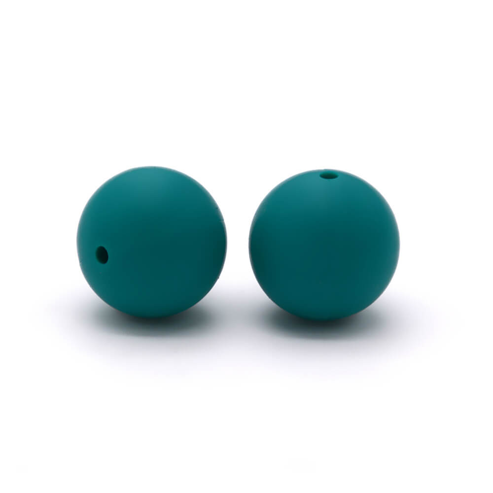 50pcs 12mm Round Silicone Beads Multi Color Solid Colors
