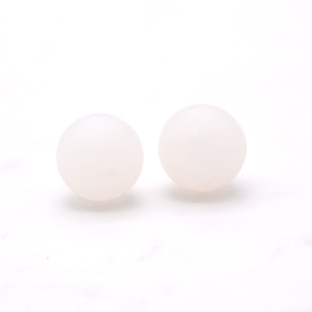 50pcs 12mm Round Silicone Beads Multi Color Solid Colors